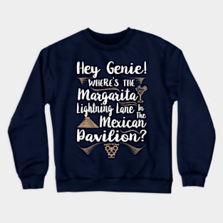 White Margarita Lightning Lane Crewneck Sweatshirt